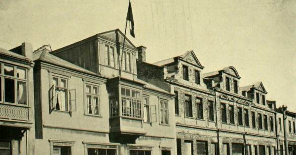 Almacén de mercería de José Bucksbaum, Punta Arenas, 1906