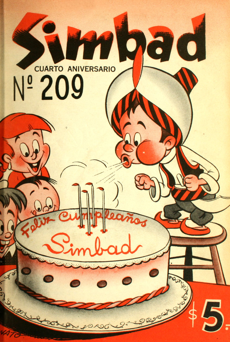 Simbad: el gran amigo del Peneca: año 6, números 209-226, 2 de septiembre a 30 de diciembre de 1953