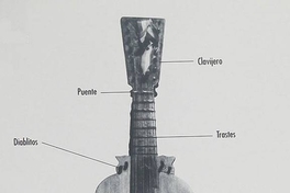Guitarrón propiedad de don Manuel Saavedra Orellana
