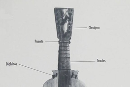 Guitarrón propiedad de don Manuel Saavedra Orellana