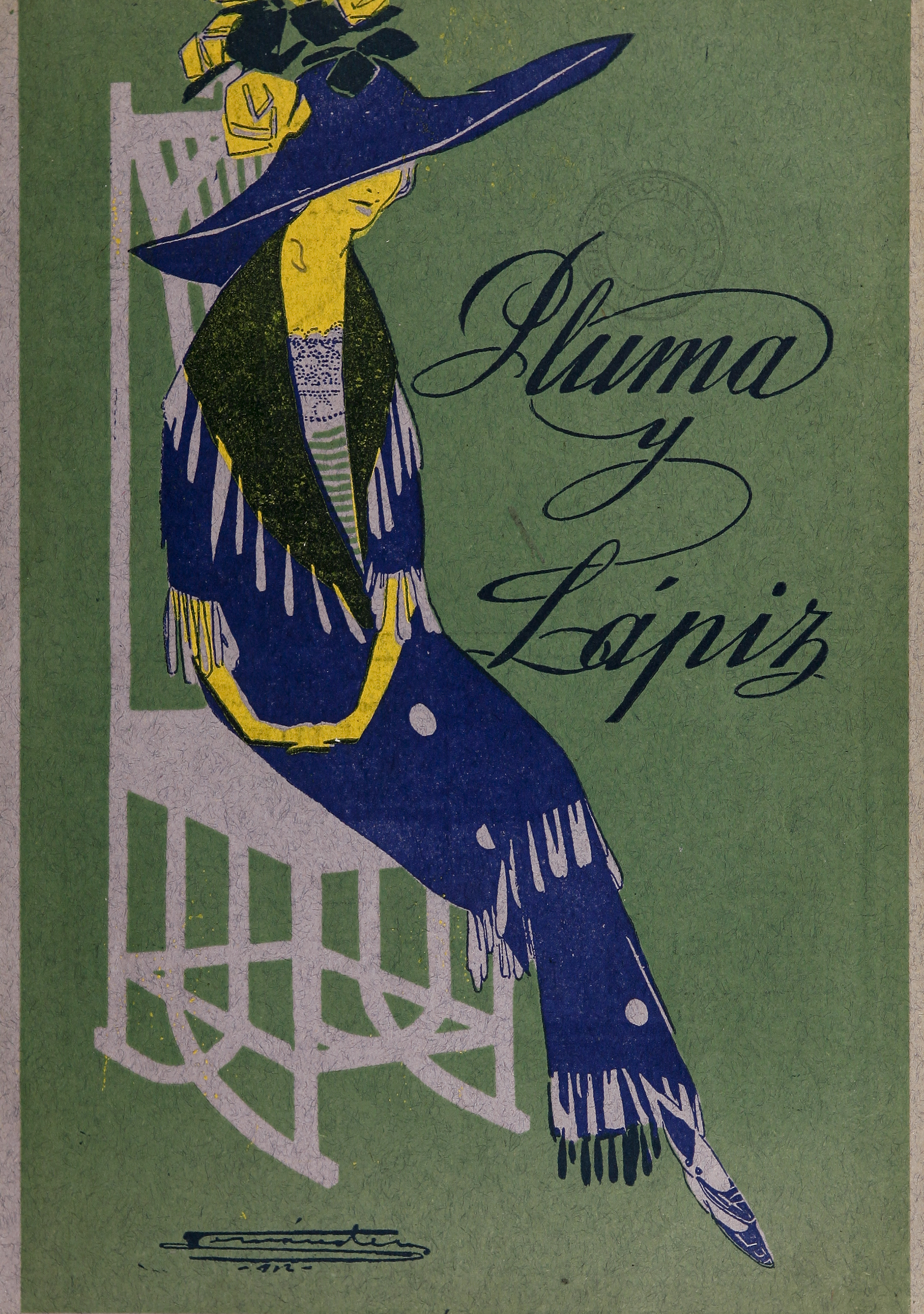 Pluma y lápiz.  Año 1, número 3, 2 de agosto de 1912