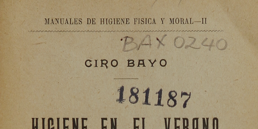 Guía del bañista i del turista /por Dr. P. Espejo G.Santiago de Chile : [s.n.], 1897. 144 p. : [3] h. de lás. ; 17 cm.