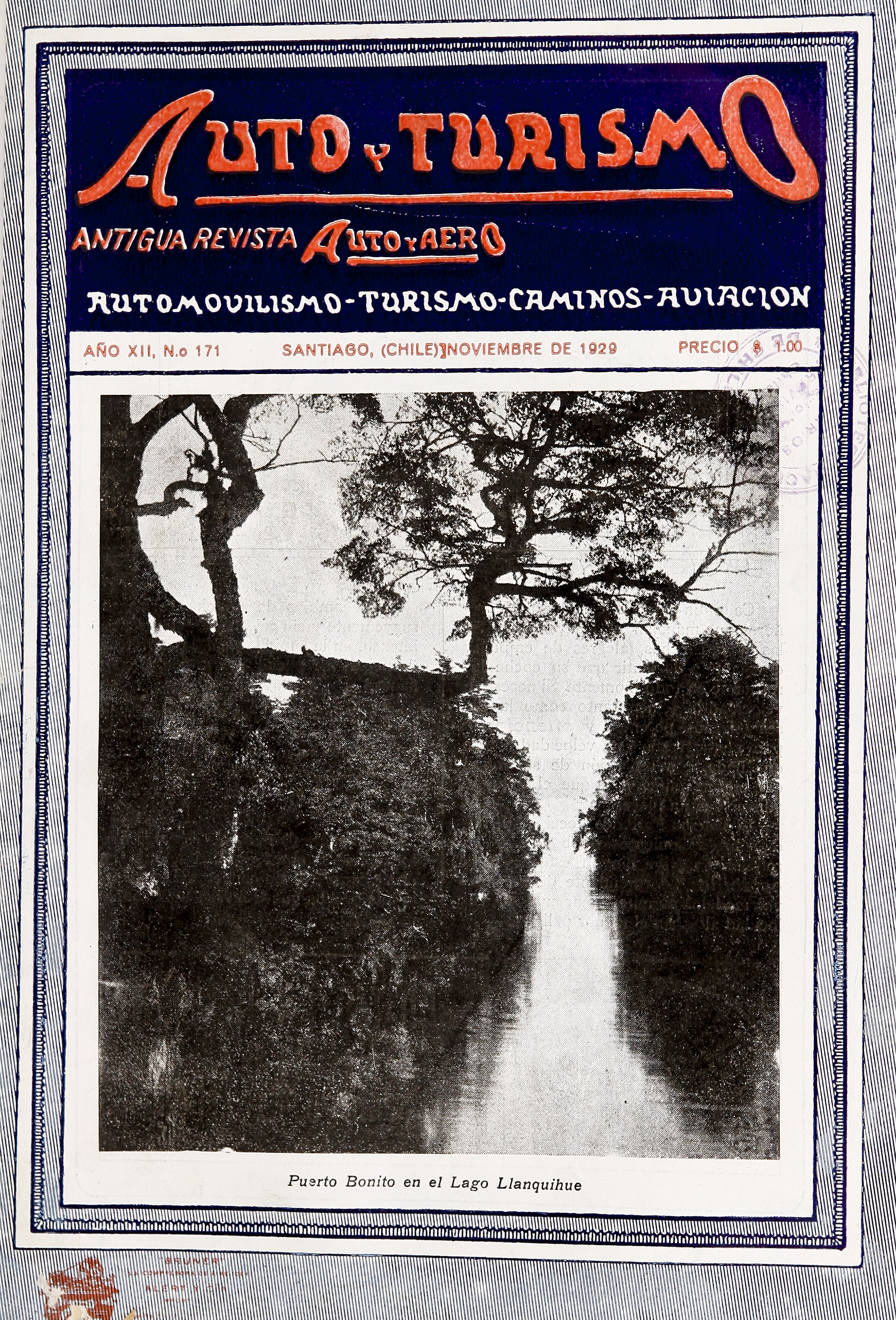 Auto y Turismo nº171 (nov.1929)