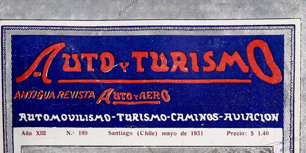 Auto y Turismo nº189(may.1931)