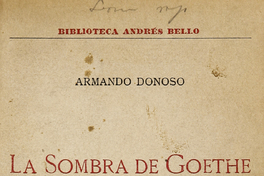 La sombra de Goethe