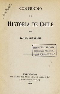 Compendio de historia de Chile