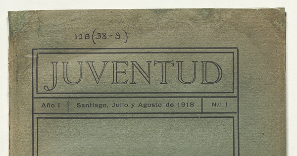 Juventud, año 1, número 1