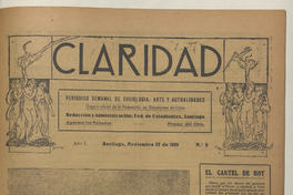 Claridad, año 1, número 8