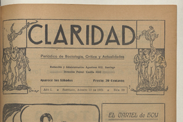 Claridad, año 1, número 30