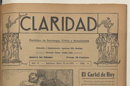 Claridad, año 2, número 52