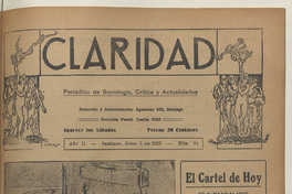 Claridad, año 2, número 55