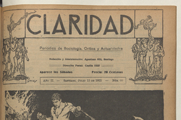 Claridad, año 2, número 61