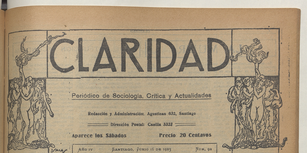 Claridad, año 4, número 93