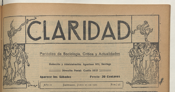 Claridad, año 4, número 94