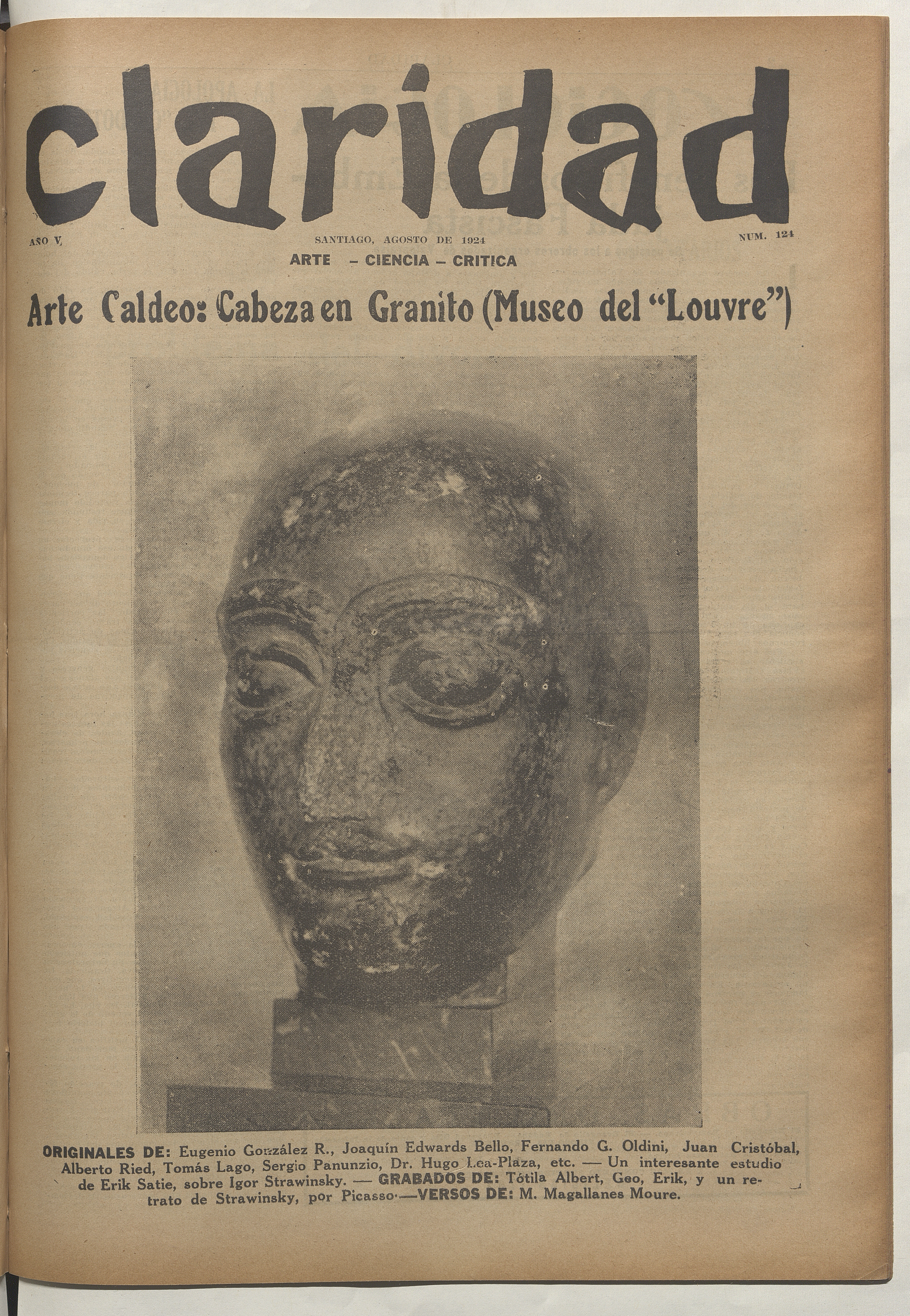 Claridad, año 5, número 125