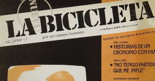 La Bicicleta: número 45, abril de 1984