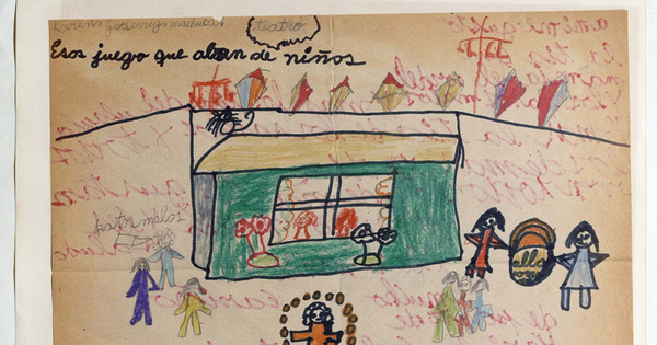 Dibujo de Esos juegos que hablan de niños, 1984