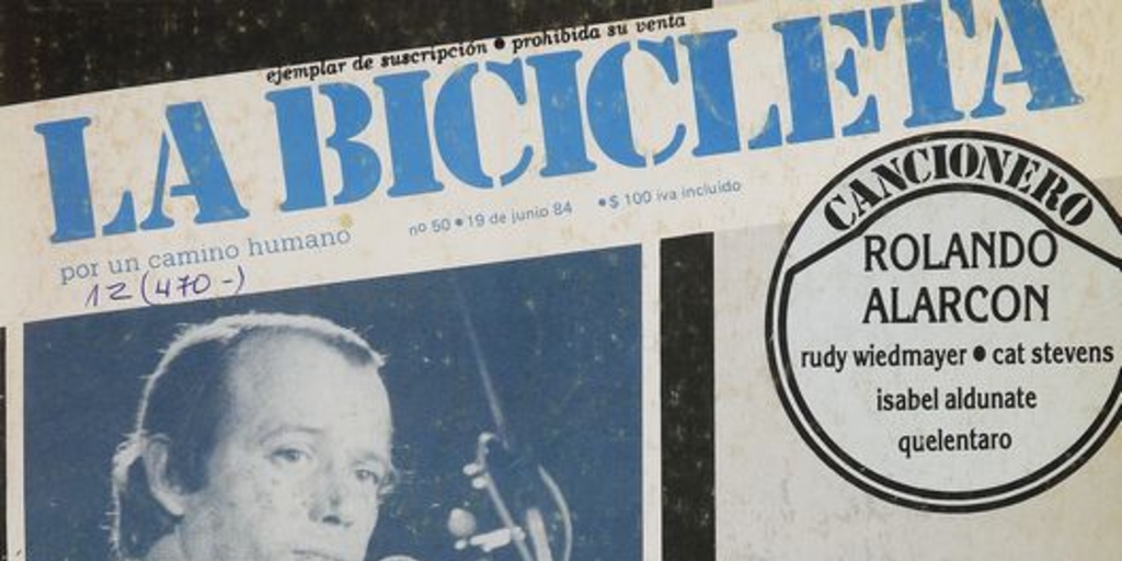 La Bicicleta: número 50, mayo de 1984