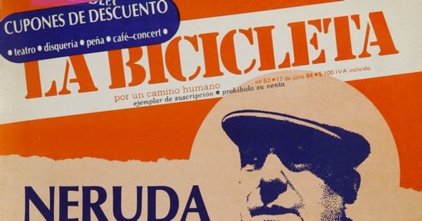 La Bicicleta: número 52, julio de 1984