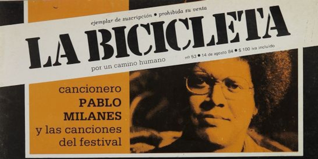 La Bicicleta: número 53, agosto de 1984