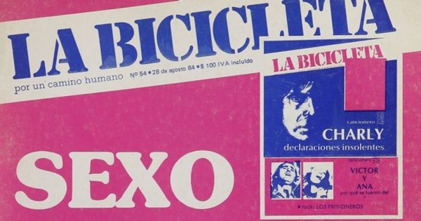 La Bicicleta: número 54, agosto de 1984