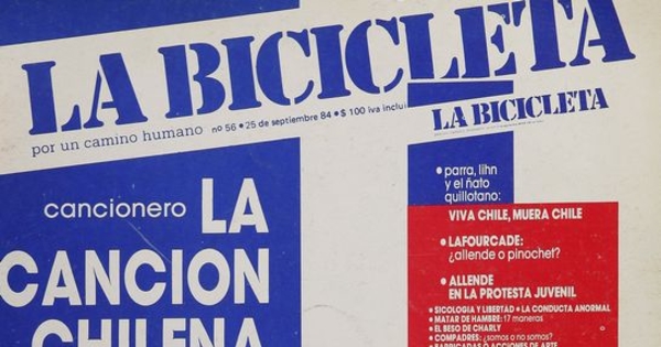 La Bicicleta: número 56, septiembre de 1984