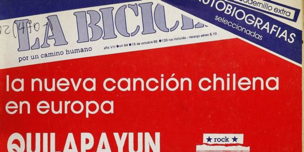 La Bicicleta: número 64, octubre de 1985