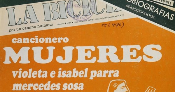 La Bicicleta: número 65, noviembre de 1985