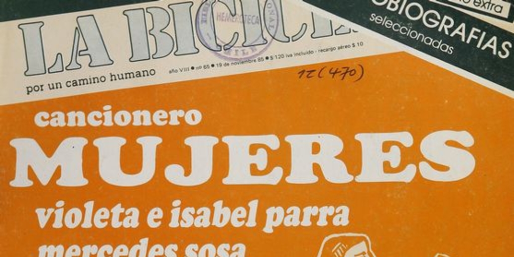 La Bicicleta: número 65, noviembre de 1985