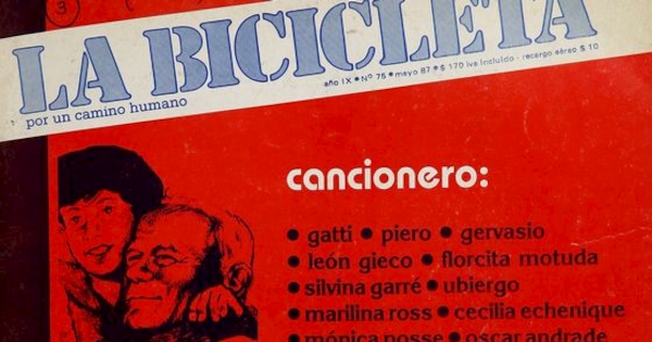La Bicicleta: número 75, mayo de 1987