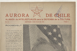 Aurora de Chile. Tomo 4, número 12, 4 de julio de 1939