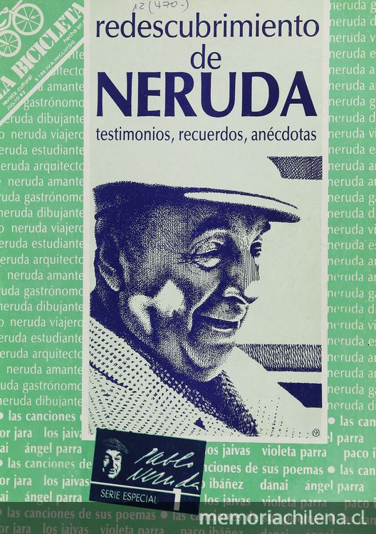 Portada de Redescubrimiento de Neruda: testimonios, recuerdos, anécdotas