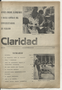 Claridad, número 40, 1965