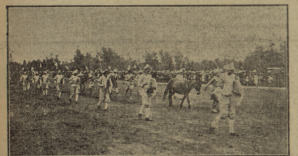 “Representación de la llegada de Diego de Almagro a Chile. Desfile de la Fiesta de la Primavera, 19 de octubre de 1918”