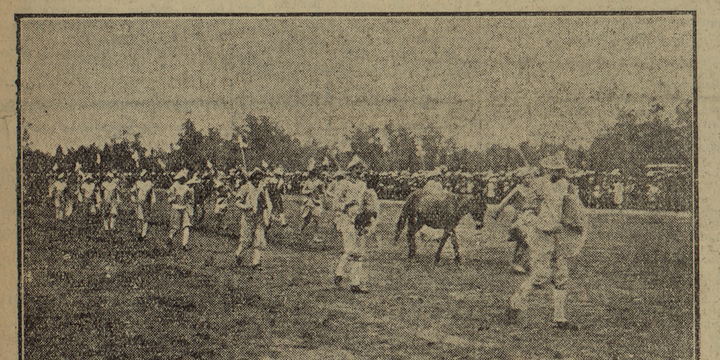 “Representación de la llegada de Diego de Almagro a Chile. Desfile de la Fiesta de la Primavera, 19 de octubre de 1918”