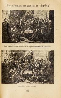 Jóvenes saqueadores de la Federación de Estudiantes de Chile, posando para la revista Zigzag, 21 de julio de 1920