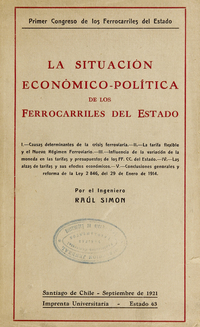 La situación económico-política de los ferrocarriles del estado