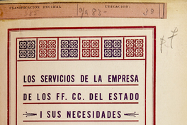 Los Servicios de la Empresa de los FF. CC. del Estado i sus necesidades : Discurso pronunciado por el Senador i Consejero de Ferrocarriles don Pedro Correa Ovalle, en sesión del honorable Senado de 31 de mayo de 1921.