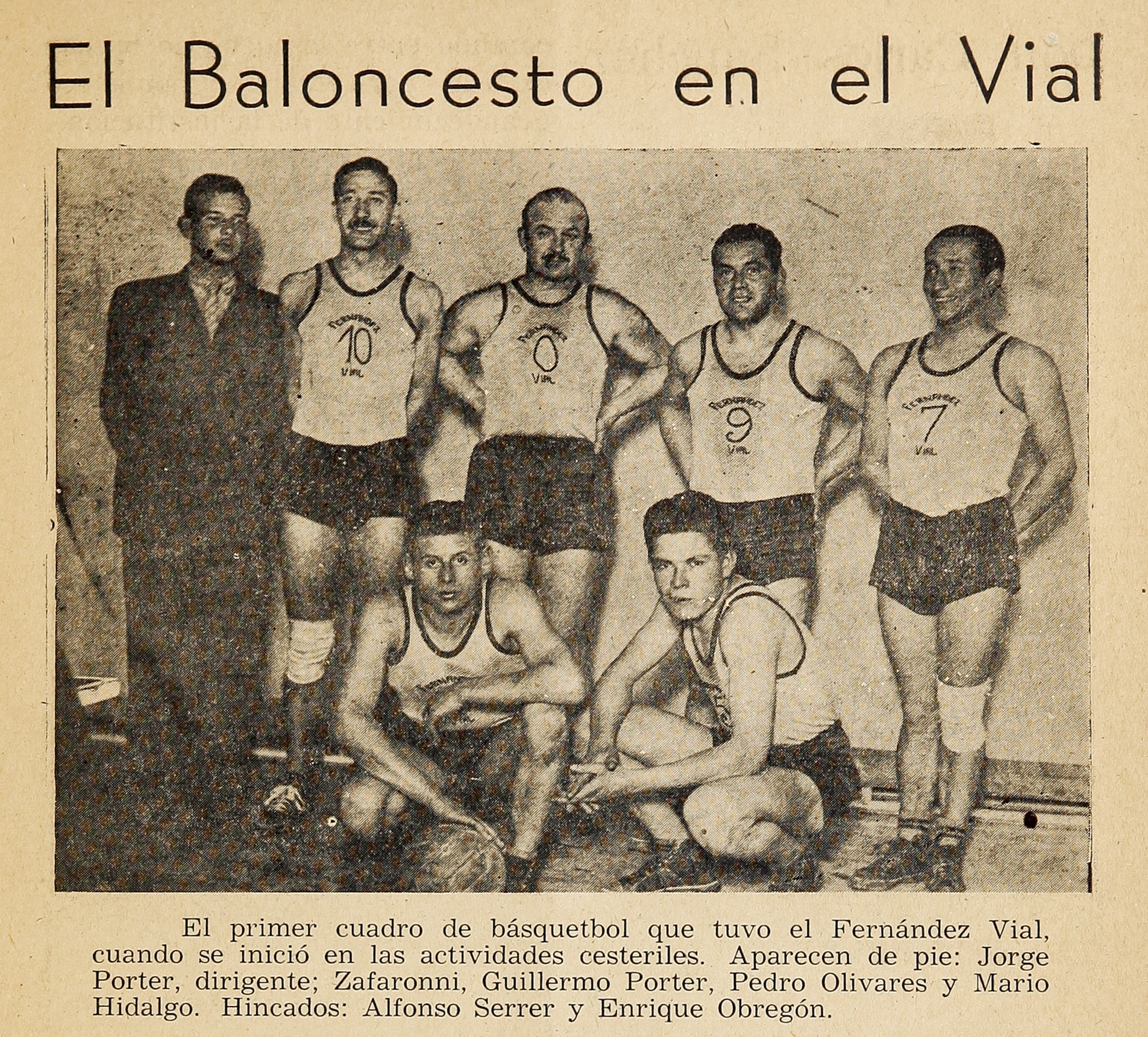 El baloncesto en el Vial