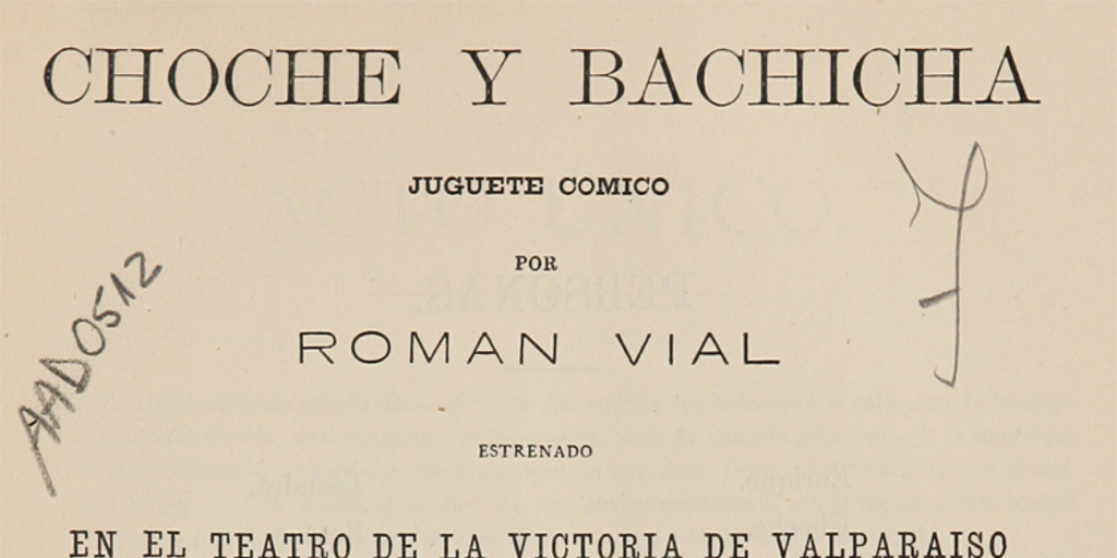 Choche y bachicha: juguete cómico