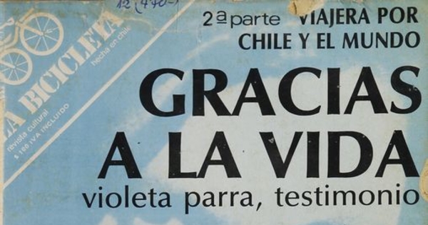 Gracias a la vida: Violeta Parra testimonio