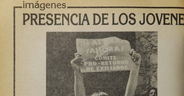 Presencia de los jóvenes en las calles de Santiago: imágenes