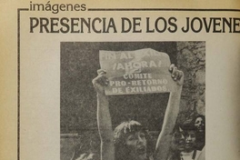 Presencia de los jóvenes en las calles de Santiago: imágenes