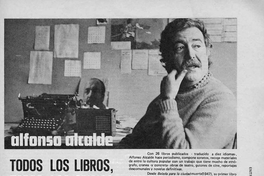 Alfonso Alcalde: todos los libros, todos los oficios