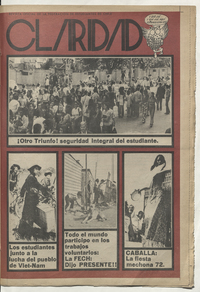Claridad, noviembre, 1971