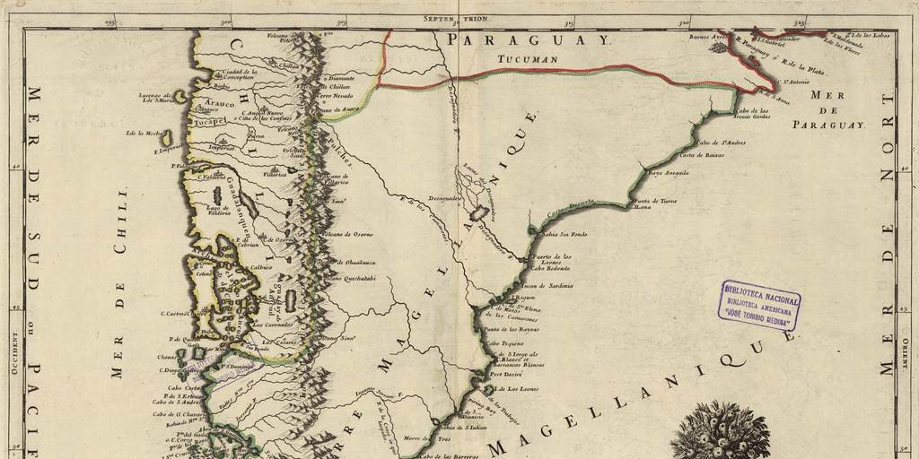 La Terre et Les Isles Magellaniques : tirées des Relations les plus recentes [material cartográfico]