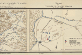 Plano del combate de Cancha Rayada [material cartográfico]