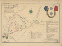 Plano topocrafico de la batalla de Maypu [material cartográfico]