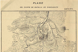 Plano del campo de batalla de Chacabuco [material cartográfico].