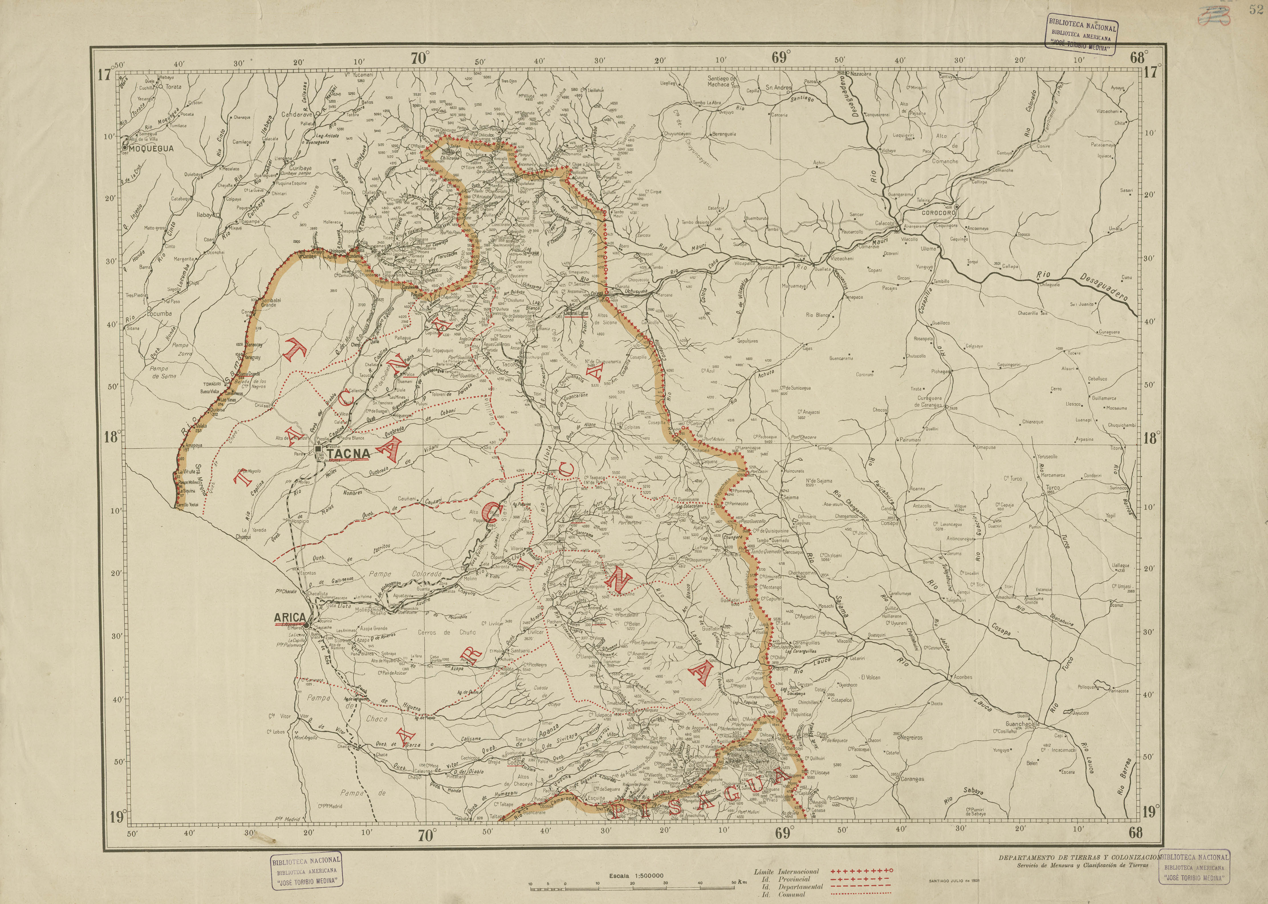 Mapa de Chile [material cartográfico]